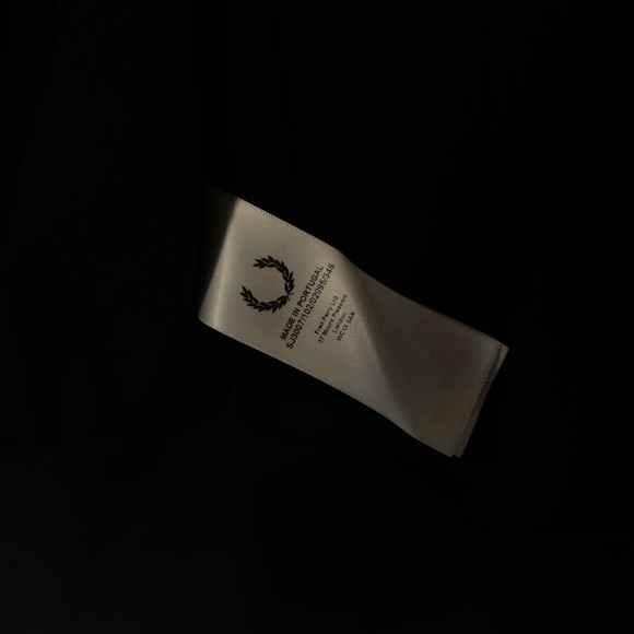 Fred Perry × Miles Kane Velour Track Jacket In Black - Picture 5 of 5